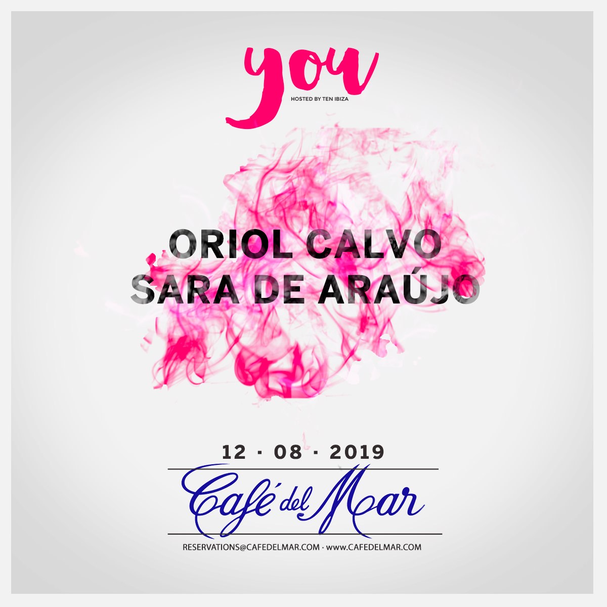 ORIOL CALVO & SARA DE ARAÚJO at CAFÉ del MAR Ibiza