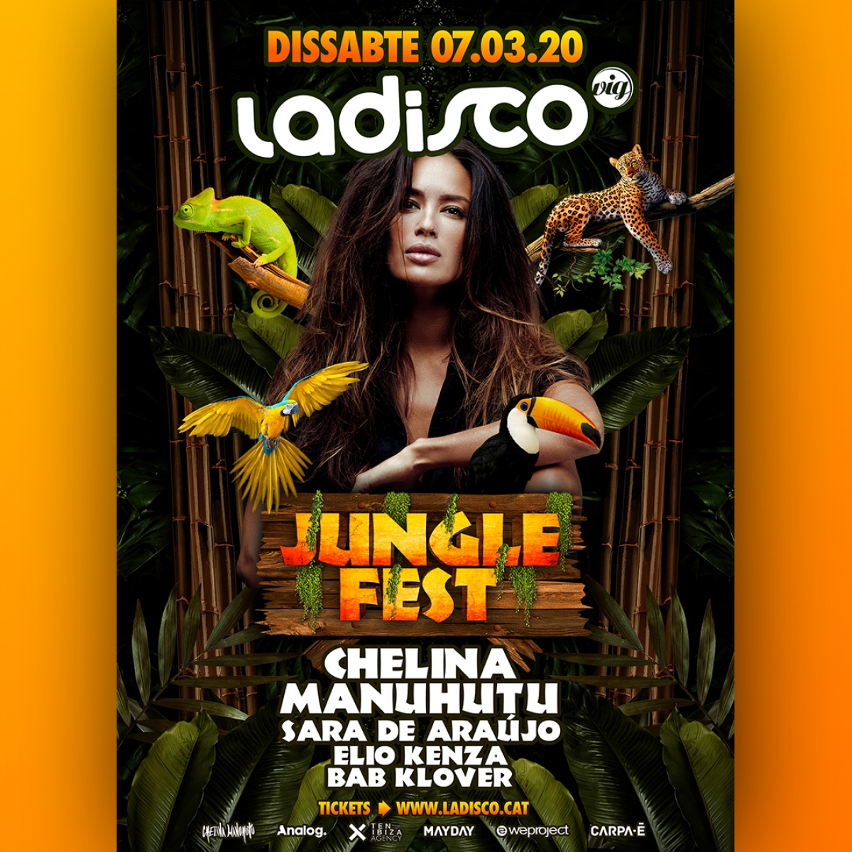 SARA DE ARAÚJO at JUNGLE FEST - LA DISCO (VIC - Barcelona)