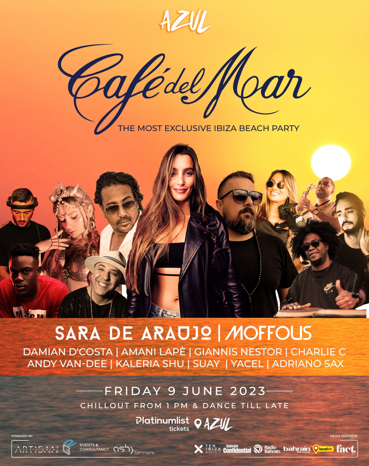 SARA DE ARAÚJO @ CAFÉ DEL MAR (MANAMA, BAHREIN)