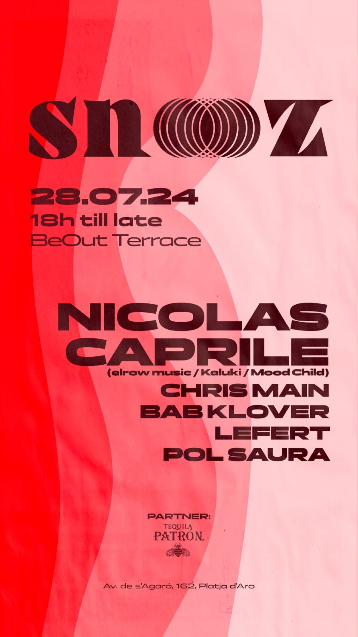 NICOLAS CAPRILE at SNOOZ (Vic - España)