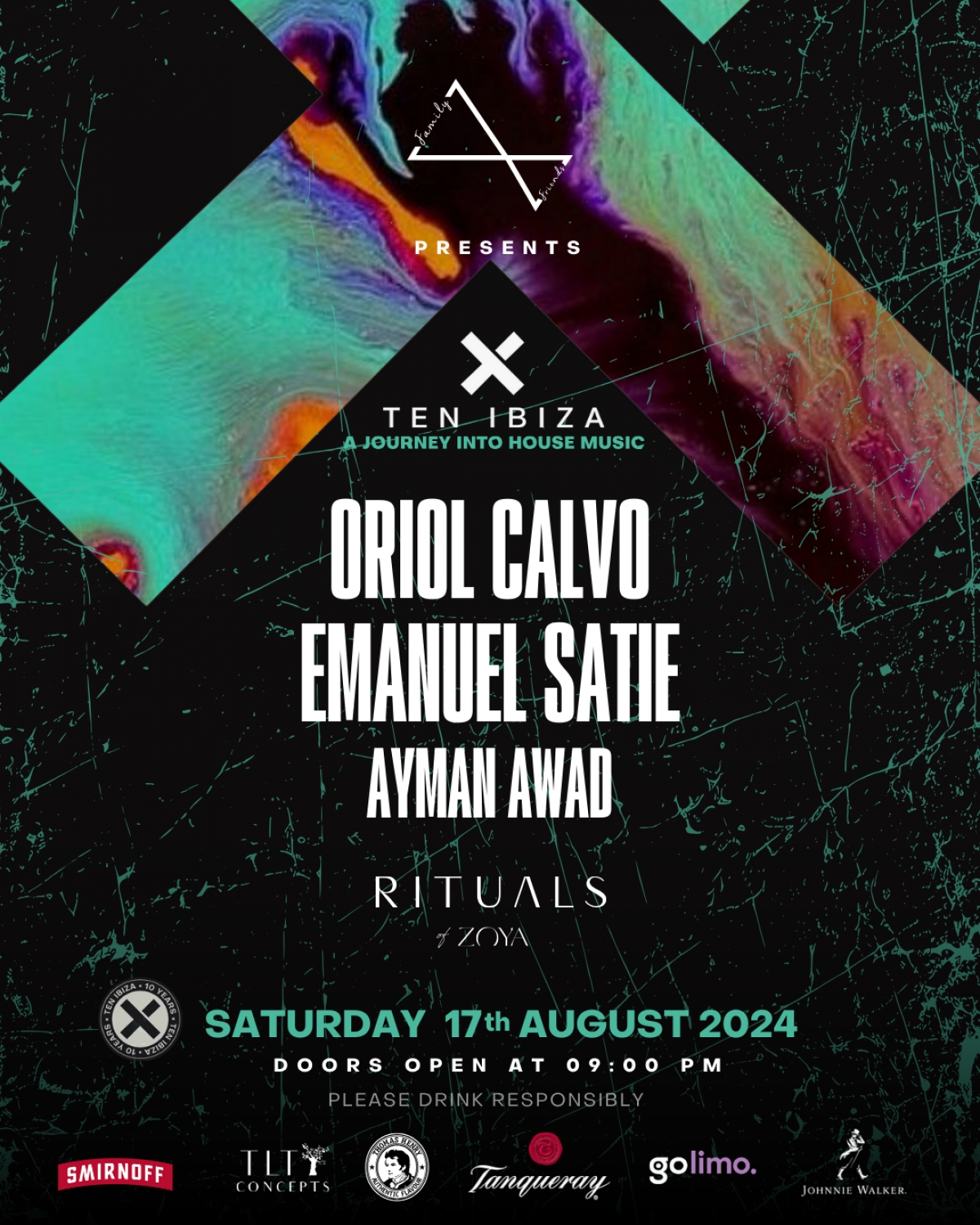 ORIOL CALVO and EMANUEL SATIE at RITUALS OF ZOYA (Nort Coast) 