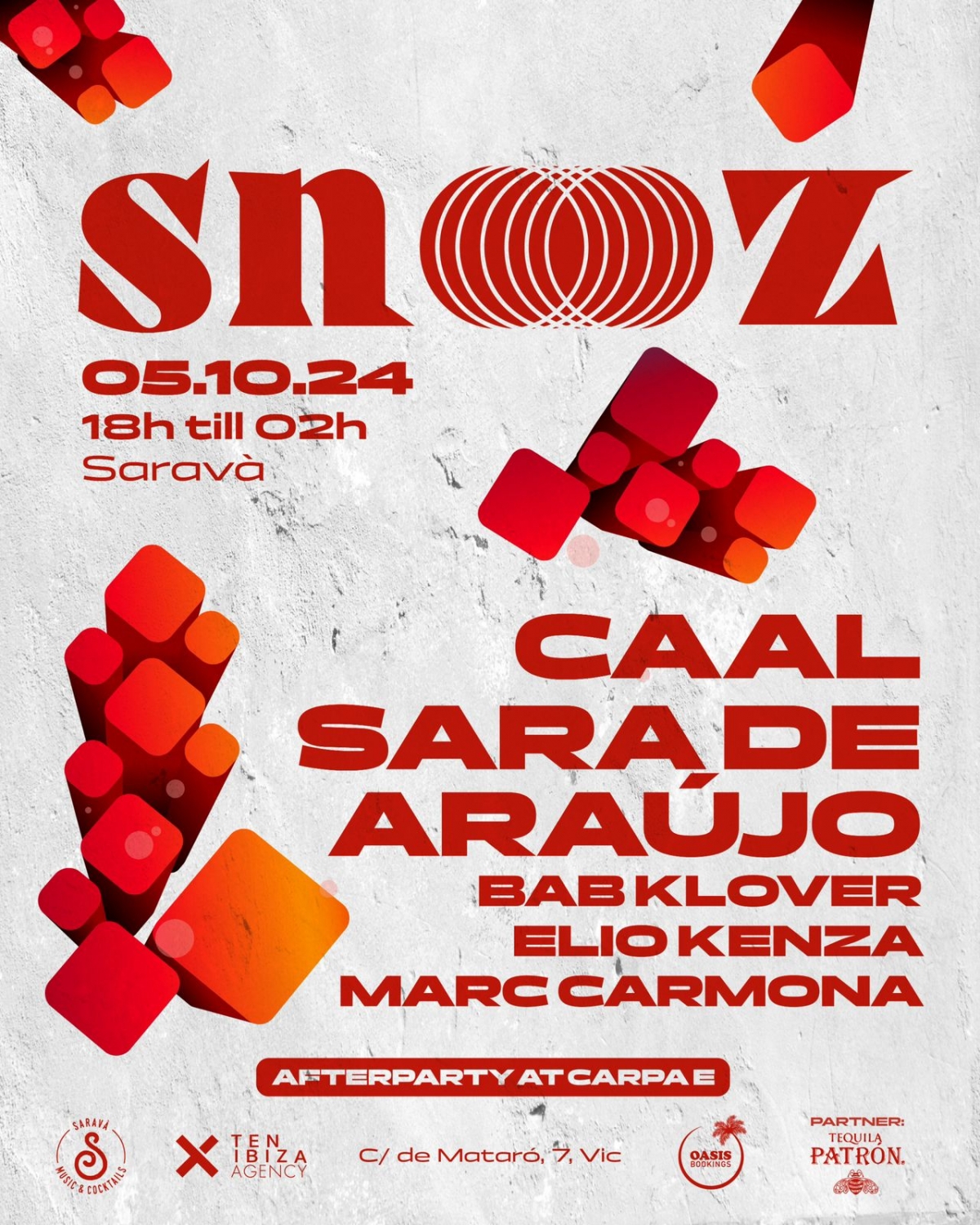 SARA DE ARAUJO at SNOOZ (Vic - SPAIN)