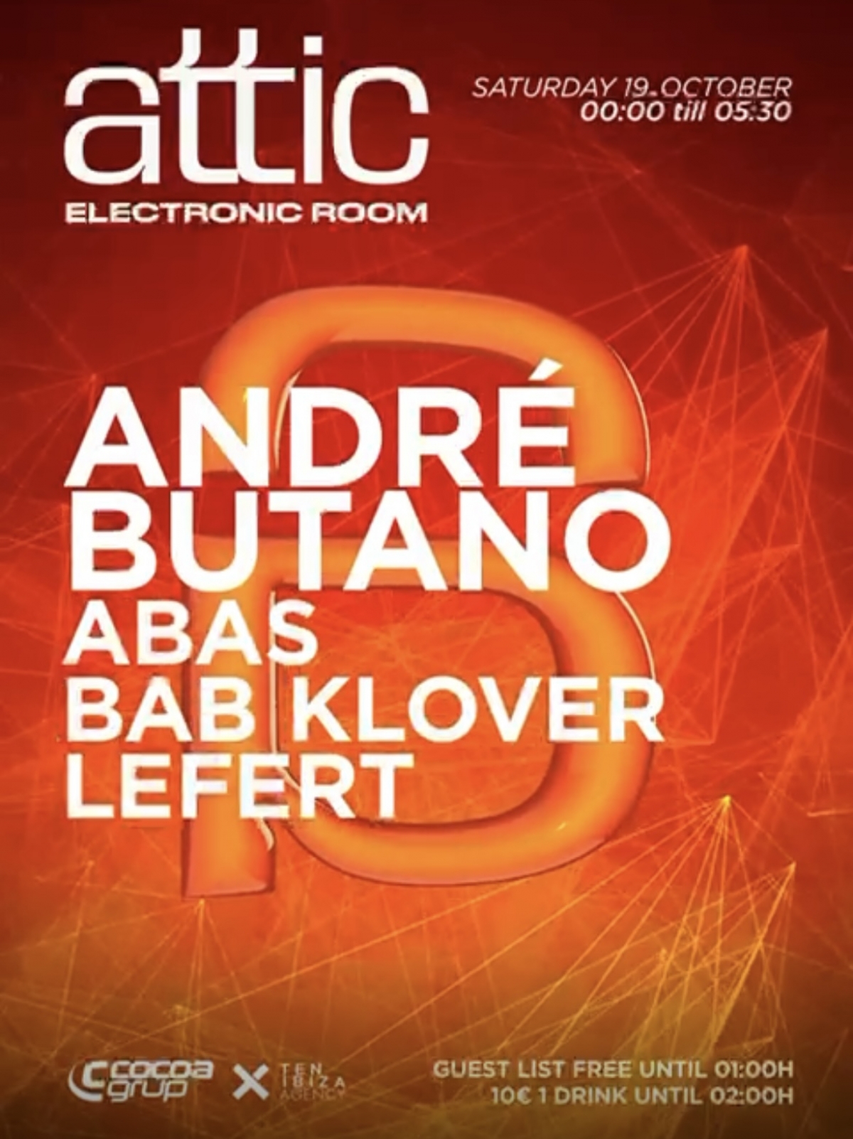 ANDRE BUTANO at ATTIC (Vic - SPAIN)