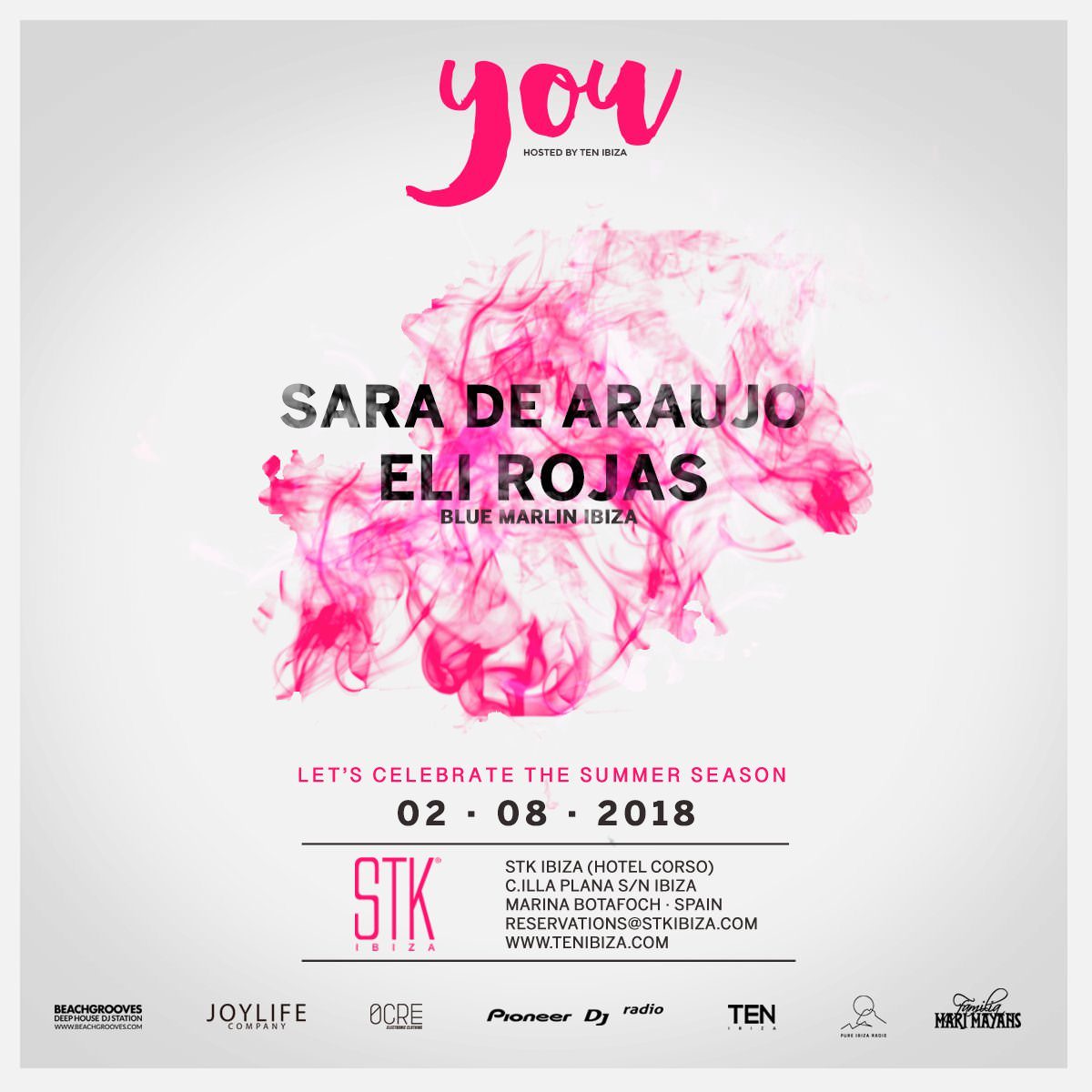 ELI ROJAS & SARA DE ARAUJO at STK Ibiza