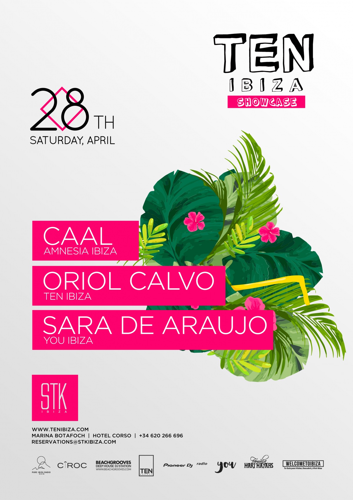 Guest List / TEN Ibiza Showcase @ STK / Sat April 28th