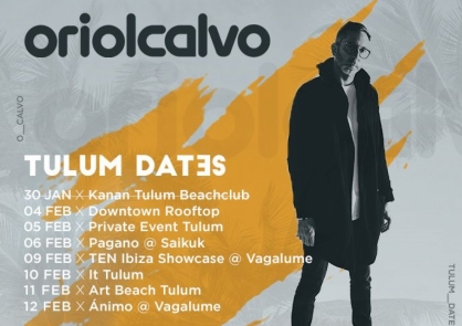 ORIOL CALVO - February TULUM dates