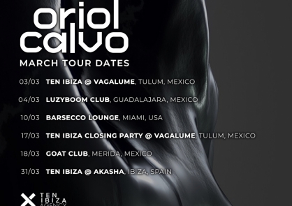 ORIOL CALVO MARCH TOUR DATES 23´