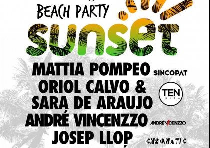SUNSET BEACH PARTY with Oriol Calvo & Sara de Araujo