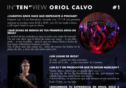 IN·TEN·VIEW #1 - ORIOL CALVO